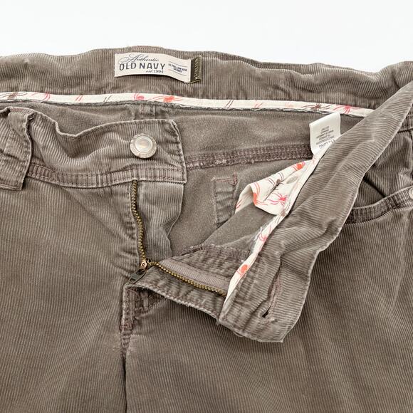 Old Navy Womens Low Rise Corduroy Pants Size 10 Long Y2K Fallcore Retro Preppy - Picture 6 of 10
